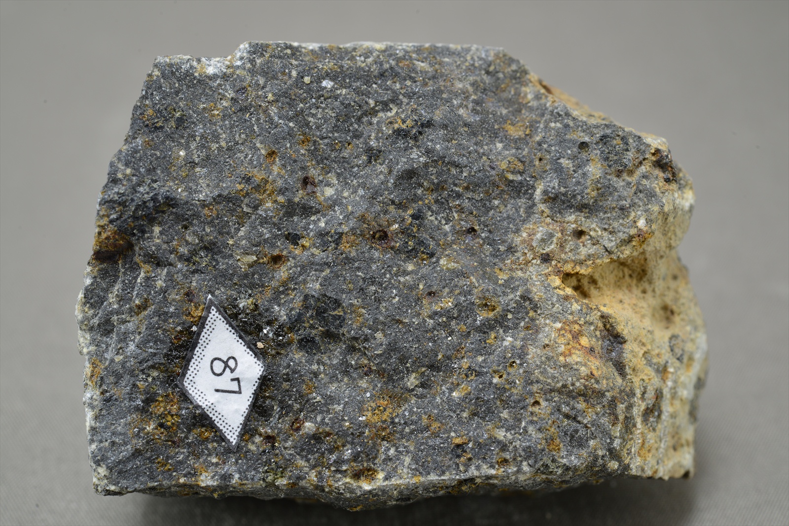 橄欖石普通輝石安山岩(Olivine-augite andesite)
