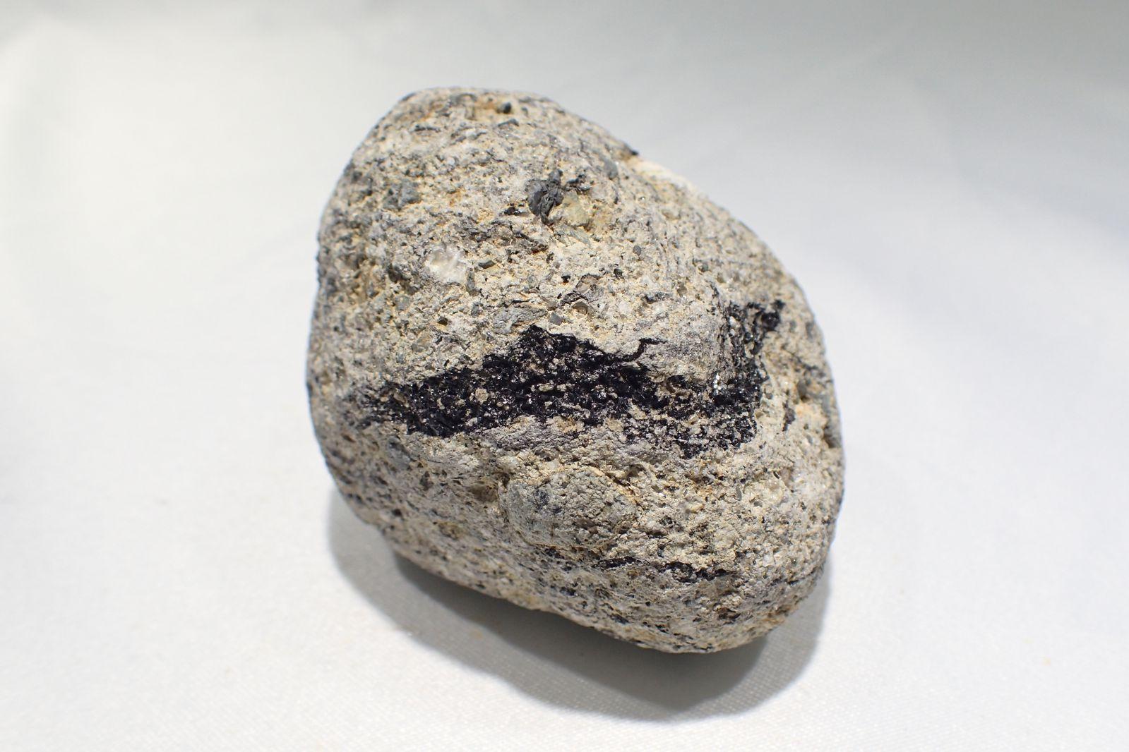 礫岩黒曜石入り (Conglomerate with obsidian)